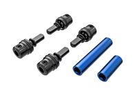 Traxxas - Driveshafts, center, male (metal) (4)/ Driveshafts, center, female, Aluminum 6061-T6 (blue-anodized) (front & rear) (TRX-9751-BLUE)