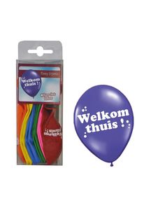 Ballonnen Welkom Thuis - 12 Stuks