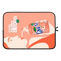 Peach please!: Laptop sleeve 13 inch