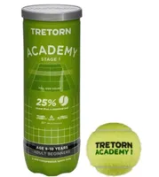 Tretorn Academy Green 3-Pack tennisballen