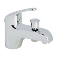 ROUSSEAU Mengkraan mechanische badkuip en douche - Chroom - Monotrou NF