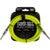 Ernie Ball 6414 Flex 3 meter instrumentkabel neon geel