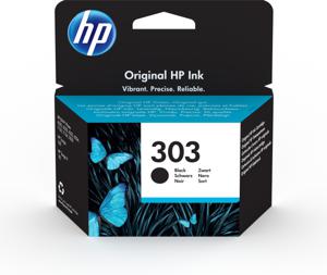 HP 303 zwarte inktcartridge inkt T6N02AE