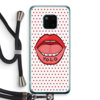 Yolo Denise: Huawei Mate 20 Pro Transparant Hoesje met koord