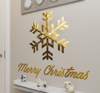 Muursticker Merry Christmas