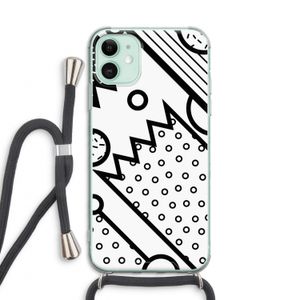 Pop Art #4: iPhone 11 Transparant Hoesje met koord