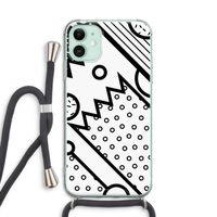 Pop Art #4: iPhone 11 Transparant Hoesje met koord