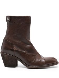 Officine Creative bottes en cuir Sydne 004 70 mm - Marron