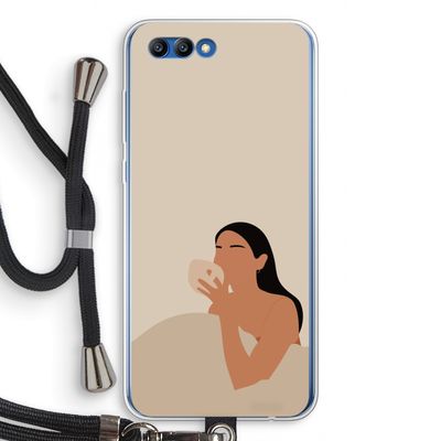 Fresh coffee: Honor 10 Transparant Hoesje met koord