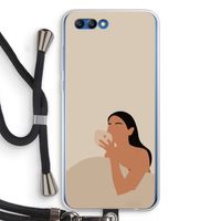 Fresh coffee: Honor 10 Transparant Hoesje met koord
