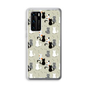 Katten: Huawei P40 Transparant Hoesje