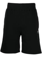 A BATHING APE® short Ape Head One Point en coton - Noir - thumbnail