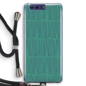Swirls: Honor 9 Transparant Hoesje met koord