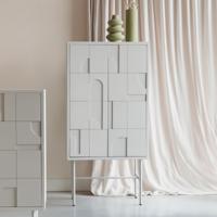 ZILT Opbergkast 'Hernandez' 140 x 70cm, kleur Beige