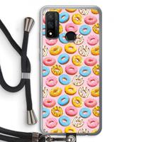 Pink donuts: Huawei P Smart (2020) Transparant Hoesje met koord