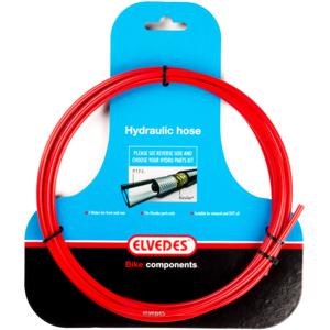 Elvedes Hydraulische leiding met PTFE voering en kevlar protectie rood (3 meter op kaart)