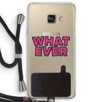 Whatever: Samsung Galaxy A3 (2016) Transparant Hoesje met koord