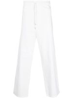 Laneus pantalon ample à lien de resserrage - Blanc