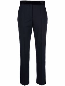 SANDRO pantalon de costume à plis marqués - Bleu