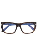 TOM FORD Eyewear lunettes de vue FT5846B à monture carrée - Marron - thumbnail