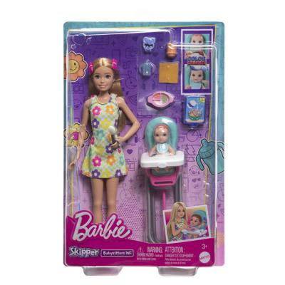 Mattel Barbie skipper oppas speelset