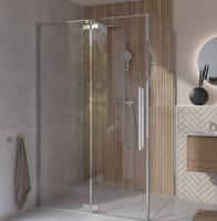 Saqu Trophy douchecabine met draaideur incl. antikalk 120x120x203cm chroom