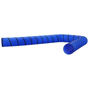 vidaXL Hondentunnel Ø 55x1000 cm polyester blauw