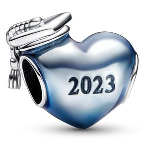 Pandora 792590C01 Bedel Graduation 2023 zilver-emaille blauw