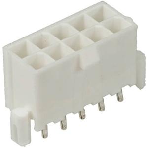 Molex 460150603 Male header, inbouw (standaard) Totaal aantal polen: 6 Inhoud: 1 stuk(s) Tray