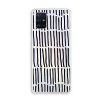 Moroccan stripes: Galaxy A51 4G Transparant Hoesje