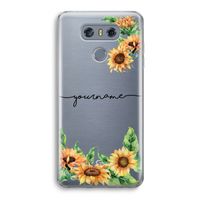 Zonnebloemen: LG G6 Transparant Hoesje