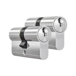 DOM 333 Plura Profielcillinder T-koppeling 30/30 SKG** VE=2 - 333PLAT001P2