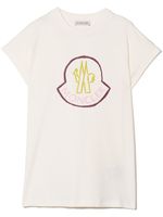 Moncler Enfant t-shirt à logo imprimé - Tons neutres