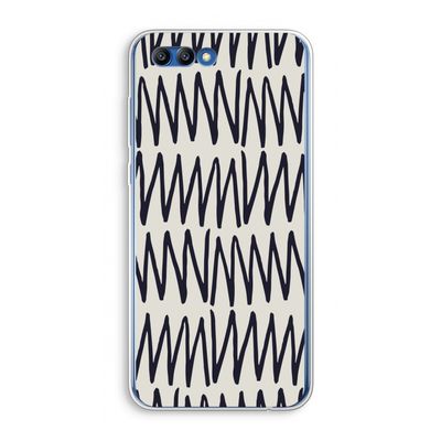 Marrakech Zigzag: Honor 10 Transparant Hoesje