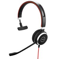 Jabra Evolve 40 UC Mono Headset Hoofdband Zwart - thumbnail