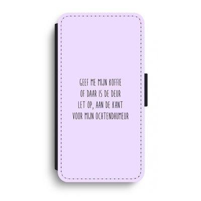 Ochtendhumeur: iPhone XR Flip Hoesje