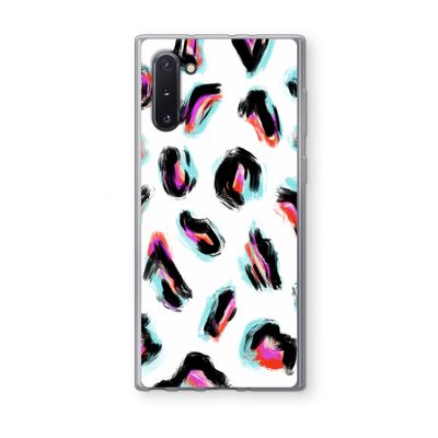 Cheetah color: Samsung Galaxy Note 10 Transparant Hoesje