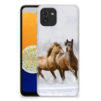 Samsung Galaxy A03 | TPU Hoesje | Paarden