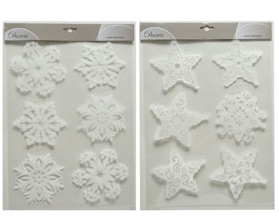 Raamsticker l29,5h40 cm sneeuw a2 - Decoris