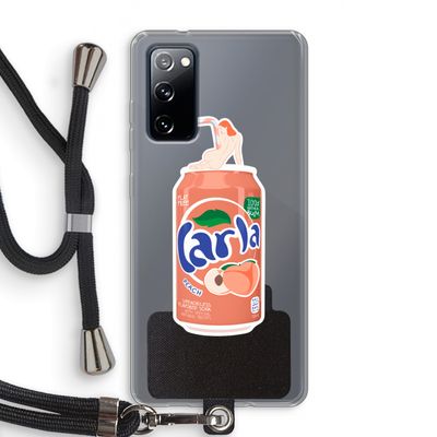 S(peach)less: Samsung Galaxy S20 FE / S20 FE 5G Transparant Hoesje met koord