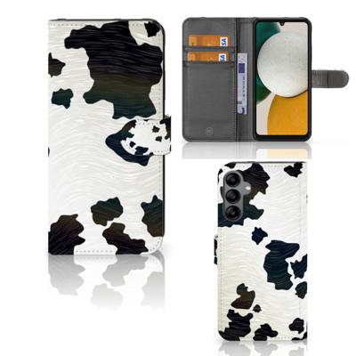 Samsung Galaxy A34 | Telefoonhoesje | Met pasjeshouder | Koeienvlekken