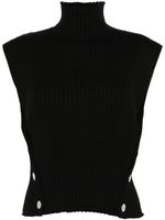 A.P.C. blouse Paige en maille nervurée - Noir