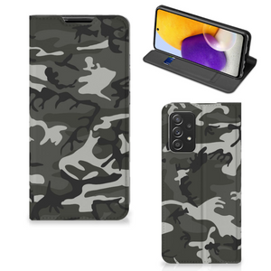 Samsung Galaxy A72 (5G/4G) Hoesje met Magneet Army Light