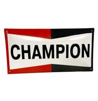 Champion Logo Emaille Bord - 40 x 20 cm Champion Logo Emaille Bord - 40 x 20 cm