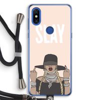 Slay All Day: Xiaomi Mi Mix 3 Transparant Hoesje met koord