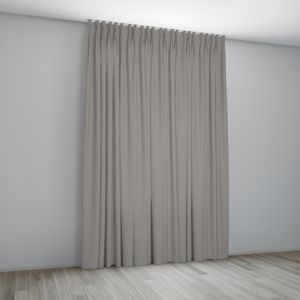 Overgordijn Parijs taupe Coupage