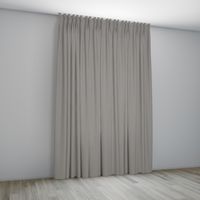 Overgordijn Parijs taupe Coupage