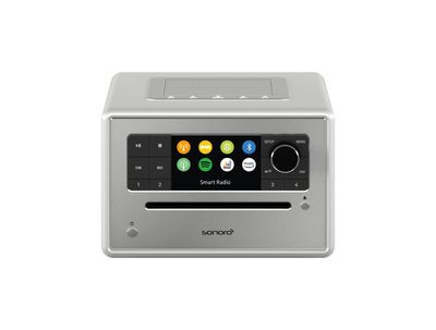 Sonoro: Elite internetradio met CD-speler - Hoogglans zilver