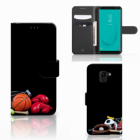 Samsung Galaxy J6 2018 | Wallet Case | met Pasjes | Sports