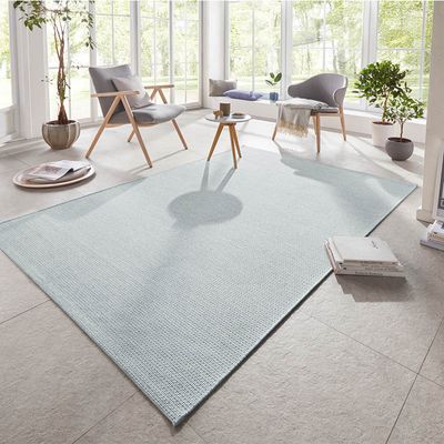 Buitenkleed Millau - 160x230cm - Blauw Modern Vloerkleed - 123vloerkleed.nl is de online webshop voor vloerkleden en woonaccessoires.